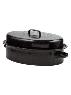 Nava 10-053-001 ovális zománcozott kacsasütő, 42 cm