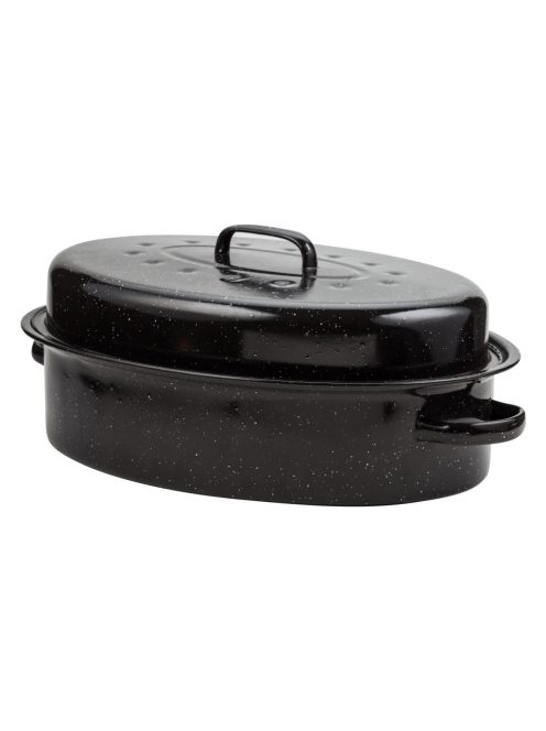 Nava 10-053-001 ovális zománcozott kacsasütő, 42 cm