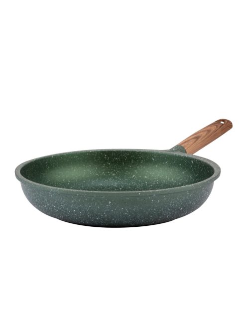 Nava 10-255-004 Ωmega tapadásmentes öntött alumínium serpenyő, kőbevonattal, 28 cm