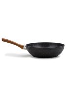 Nava 10-144-110 Nature tapadásmentes Wok serpenyő, kőbevonattal, 28 cm