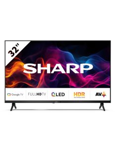   SHARP 32GF3265E 81cm-es Full HD QLED Google TV,KÜLSŐ RAKTÁRON-VEDD FEL VELÜNK A KAPCSOLATOT
