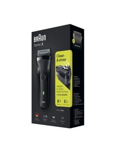 Braun 3 300s fekete férfi borotva