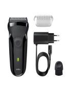 Braun 3 300s fekete férfi borotva