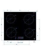 SLX 5IF-4S indukciós főzőlap