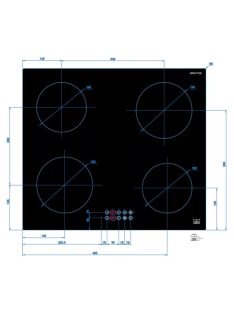 SLX 5IF-4S indukciós főzőlap