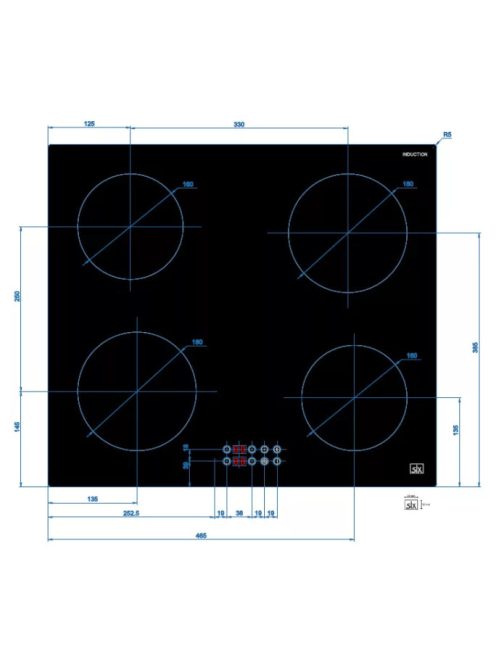 SLX 5IF-4S indukciós főzőlap