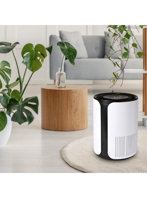 Home AIR 18 WIFI légtisztító, ajánlott szobaméret: max. 18 m2, légszállítás: 150 m3/óra, HEPA-szűrő, TUYA smart kompatibilis, anion funkció