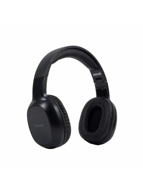 Maxell 304024.00.CN BASS13 HD1 vezeték nélküli fejhallgató, Bluetooth, összehajtható, 90dB, akkumulátor, mikrofon