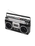 SAL RRT BROOKLYN sztereó kazettás rádiós magnó, Bluetooth, USB, microSD, MP3, felvétel, 4-sávos rádió, multimédia