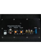 SAL BS 10/A aktív szubláda, 200 W, 250 mm hangszóró, polipropilén kónusz, 4 Ohm, 340 x 310 x 280 mm, 100 W erősítő