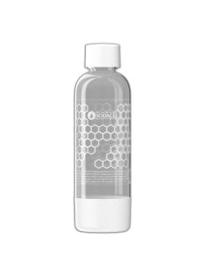   Bajonett záras szénsavasító flakon otthoni SodaCo King szódagéphez, 1 liter, fehér