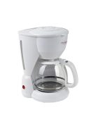 HAUSER C-915W kávéfőző, max. 1000 W, 12 csésze kapacitás, tartós filter, üvegkancsó, fehér színű C-915W