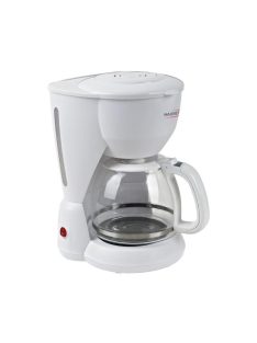   HAUSER C-915W kávéfőző, max. 1000 W, 12 csésze kapacitás, tartós filter, üvegkancsó, fehér színű C-915W