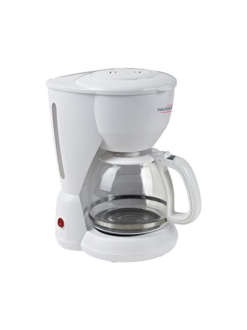 HAUSER C-915W kávéfőző, max. 1000 W, 12 csésze kapacitás, tartós filter, üvegkancsó, fehér színű C-915W