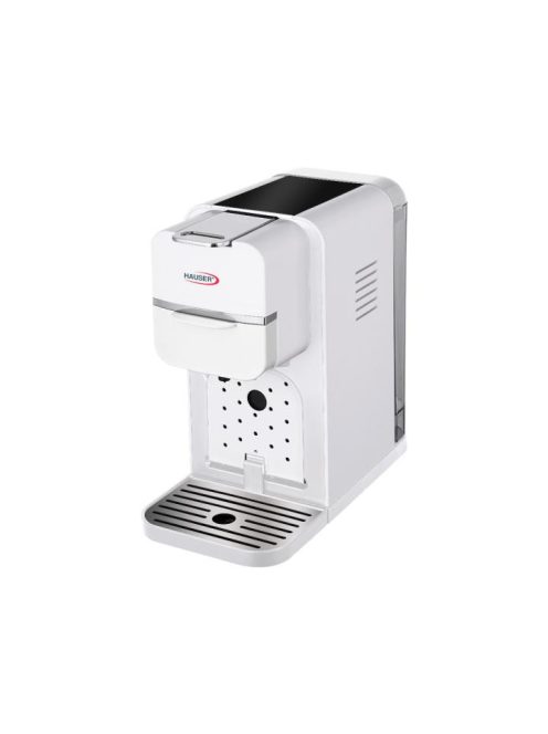 HAUSER CE-940W multifunkciós kávéfőző, Nespresso és Dolce Gusto kompatibilis, 1350 W, max. 20 bar nyomás, 0,9 Literes víztartály, fehér