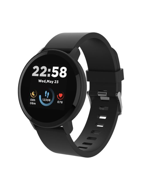 CANYON CNS-SW63BB Lollypop okosóra, 1,3”-os színes kijelző, Bluetooth, IP68, iOS és Android kompatibilitás