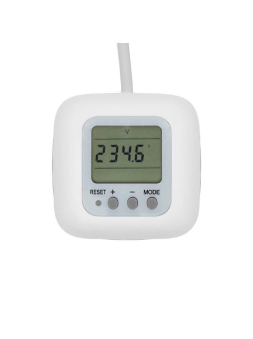 Home CUBE2P kocka elosztó, fogyasztásmérővel, max. 3680 W, 3 aljzat gyermekvédelemmel, 1,5 m hosszú vezeték