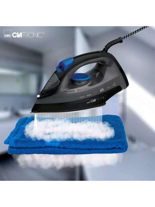Clatronic DB 3703 fekete-kék vasaló,1800w