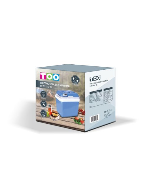 TOO ECW-124-BL 24 literes elektromos hűtőláda Űrtartalom: 24 l