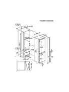 ELECTROLUX ENP7MD18S Beépíthető kombinált hűtőszekrény