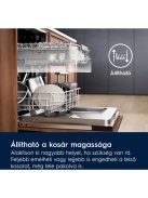 ELECTROLUX ESM48400SX mosogatógép MaxiFlex fiók, 14 teríték, AirDry Technológia, inverter, LED kijelző, 8 pr.