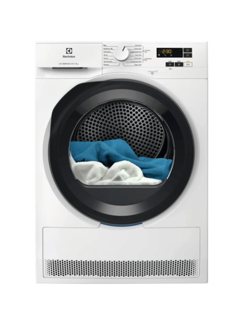ELECTROLUX EW6D18BE Hőszivattyús szárítógép 8kg, D, E1 design, sötétszürke ajtó, EcoFlow Filter