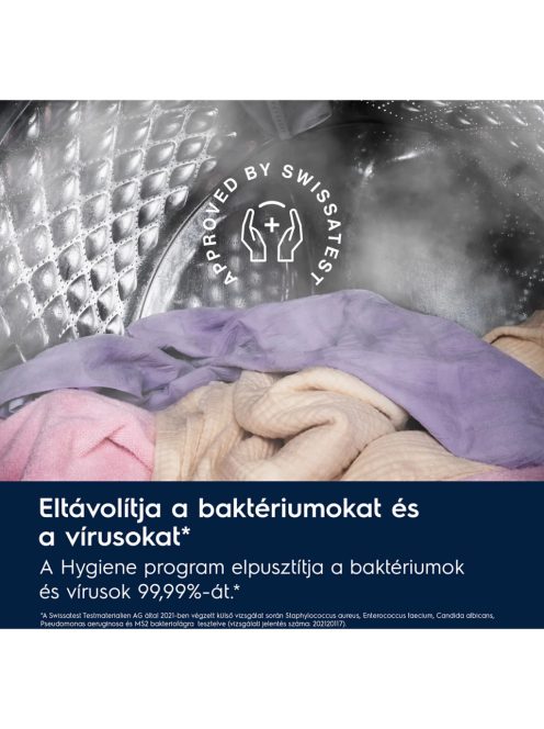 ELECTROLUX EW6F9492E Elöltöltős mosógép 9kg, 1400 f/p, FullWash 45',Ökoinverter, Hygiene mosóprogram gőzzel