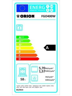 ORION FGO400W gáztűzhely