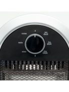 Home FK 231 álló elektromos halogén hősugárzó fűtőtest, 400W/800W/1200W, oszcillálás, IP20 védelem, fekete/ezüst