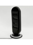 Home FK 231 álló elektromos halogén hősugárzó fűtőtest, 400W/800W/1200W, oszcillálás, IP20 védelem, fekete/ezüst