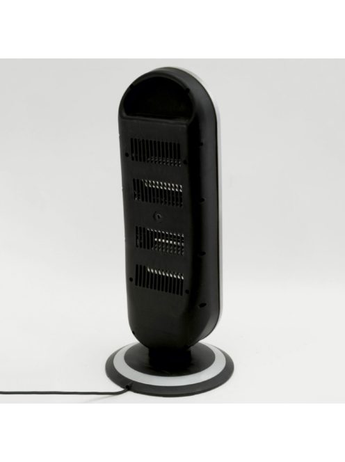 Home FK 231 álló elektromos halogén hősugárzó fűtőtest, 400W/800W/1200W, oszcillálás, IP20 védelem, fekete/ezüst