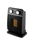 Home FK 29 álló elektromos kerámia fűtőtest, 900W/1800W, oszcillálás,  mechanikus termosztát, fekete