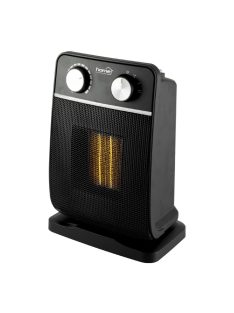   Home FK 29 álló elektromos kerámia fűtőtest, 900W/1800W, oszcillálás,  mechanikus termosztát, fekete