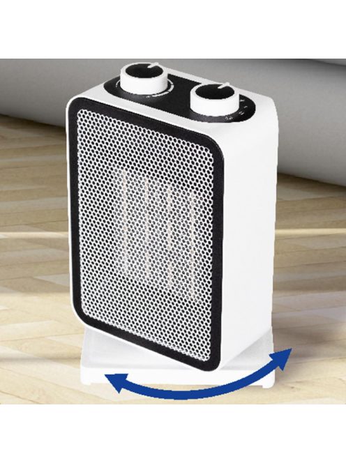 Home FK 51 álló elektromos kerámia fűtőtest, 1000W/1500W, oszcillálás, mechanikus termosztát, fehér