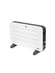   Home FK345TURBO konvektoros fűtőtest ventilátorral, 2000 W / 1250 W, termosztátszabályozás, szabadon álló, túlmelegedés védelem, turbóventilátor funkció