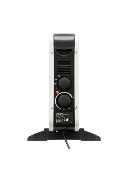 Home FK345TURBO konvektoros fűtőtest ventilátorral, 2000 W / 1250 W, termosztátszabályozás, szabadon álló, túlmelegedés védelem, turbóventilátor funkció