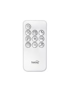 Home FKF26201 fürdőszobai ventilátoros fűtőtest, 2000 W, 2 fokozat, PTC fűtőelem, távirányító, LED kijelző, IPX2