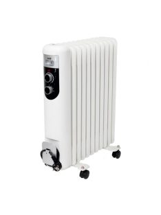   Home elektromos olajradiátor FKOS11M, 800W/1200W/2000W, 11 tagú, fehér