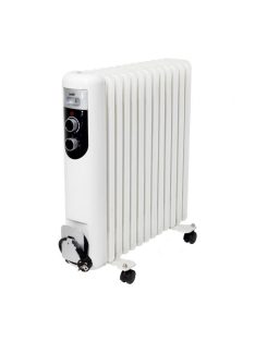   Home FKOS 13 M elektromos olajradiátor, 1000W/1500W/2500W, 13 tagú, fehér