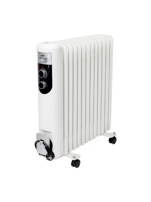 Home FKOS 13 M elektromos olajradiátor, 1000W/1500W/2500W, 13 tagú, fehér
