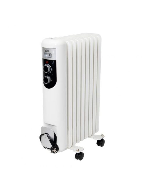 Home FKOS 9 M elektromos olajradiátor, 800W/1200W/2000W, 9 tagú, fehér