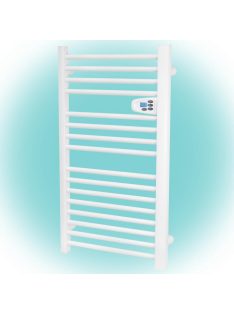   Home FHome FKTW 501 fali elektromos törölközőszárító, 500W, LCD, fehér 