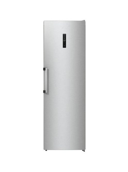 Gorenje FN619EAXL6 fagyasztószekrény, inox, 185 cm, 280 l, 4 fiók + 2 rekesz + 1 polc, NoFrost, LED-kijelző az ajtón, gyorsfagyasztás (FN619EAXL6)