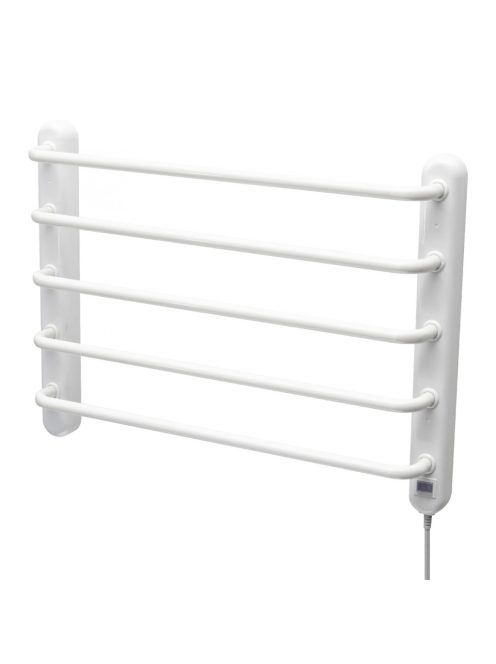 Home FTW 4 fali fűtött elektromos törölközőszárító, 90W, IPX1 védelem, fehér