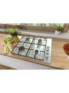 Gorenje G640XHS inox, beépíthető, gáz, főzőzóna: 4, beépíthető méret: 56cm, főzőlap