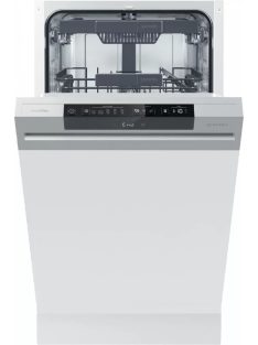   Gorenje GI561D10S beépíthető mosogatógép, 45 cm, kezelőpaneles, 11 teríték, 3 kosár, TotalDry, inverter, 5