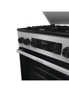 Gorenje GK5C63SH kombinált tűzhely, szürke, 50cm, 70 l, AirFry, teleszkópos sütősín, gyors előmelegítés, AquaClean tisztítás, fém tető