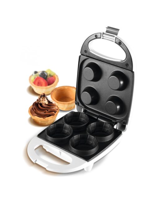 Home HG GK 04 gofrikehelysütő, teljesítmény 520 W, tapadásmentes sütőfelület, piros jelzőfény