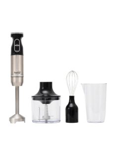   Home HGBMS65 botmixer szett, 1000W, 15 fokozatban állítható sebesség, tálas aprító űrtartalma 500 ml, mérőpohár űrtartalma 650 ml