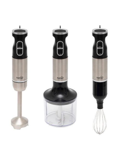 Home HGBMS65 botmixer szett, 1000W, 15 fokozatban állítható sebesség, tálas aprító űrtartalma 500 ml, mérőpohár űrtartalma 650 ml
